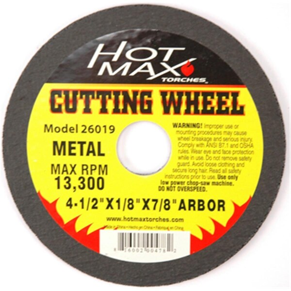Kdar 4.5 x 0.12 x 0.87 in. Cut Off Wheel 26019 - main